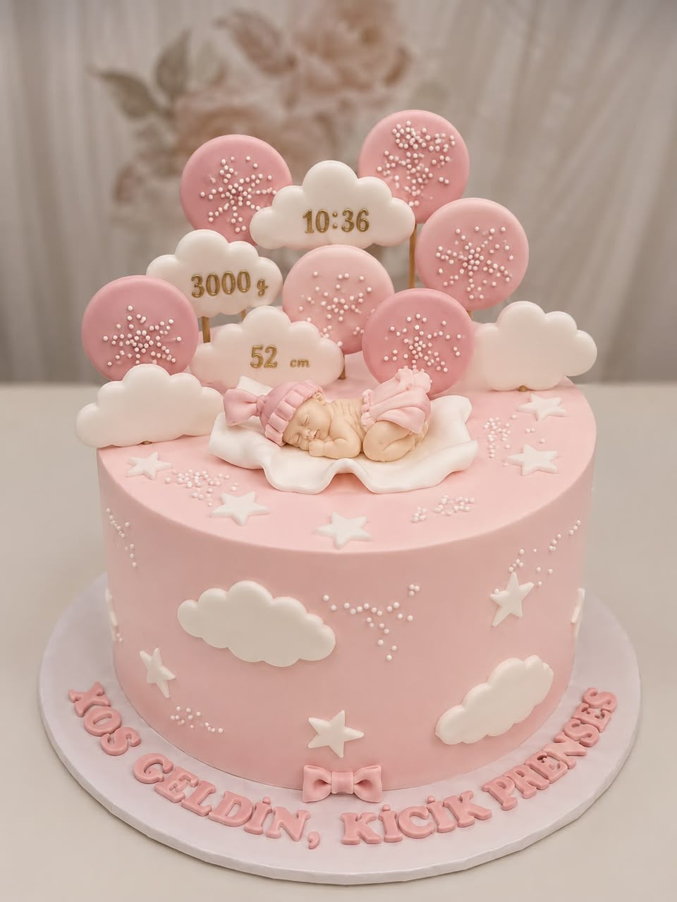 Welcome Baby Girl Cake